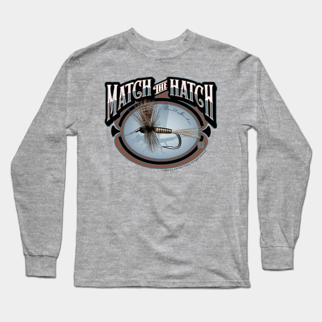 Match the Hatch - Quill Gordon Long Sleeve T-Shirt by Birds by D.H. Kafton Studio